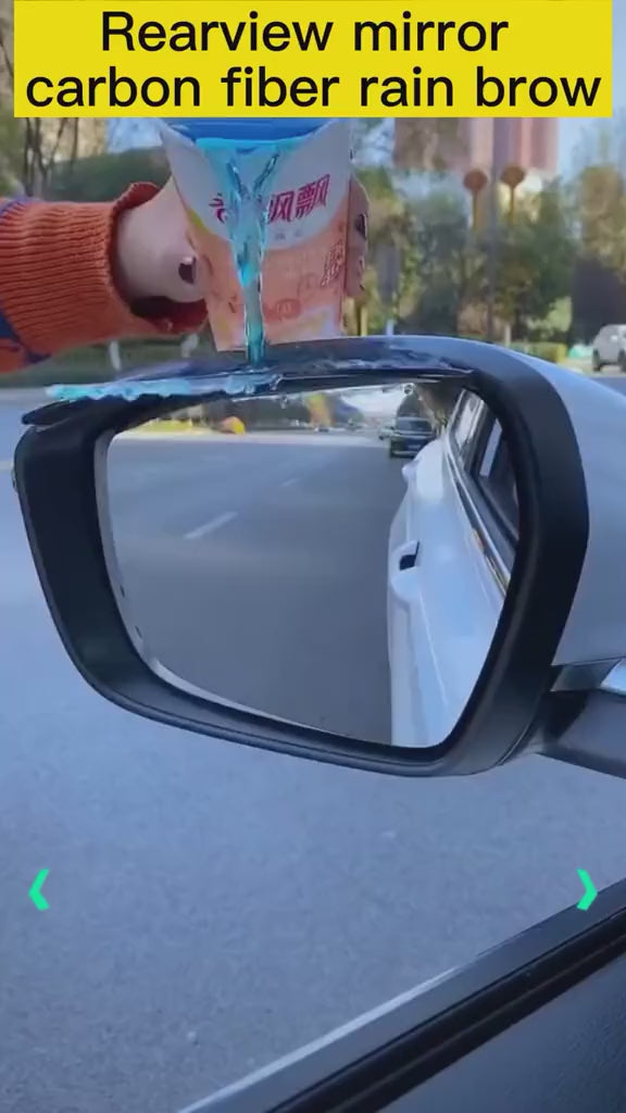 Carbon Fibre Rearview Mirror Rain Cover